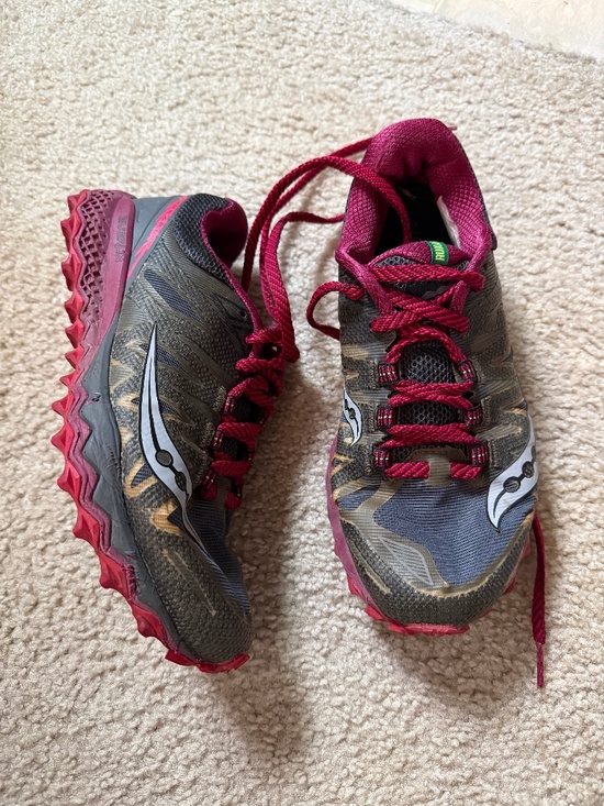 Saucony Shoes - Saucony Peregrine 7 Trail-Running Shoes Sz 8 Hiking Lugged Trail Outdoors